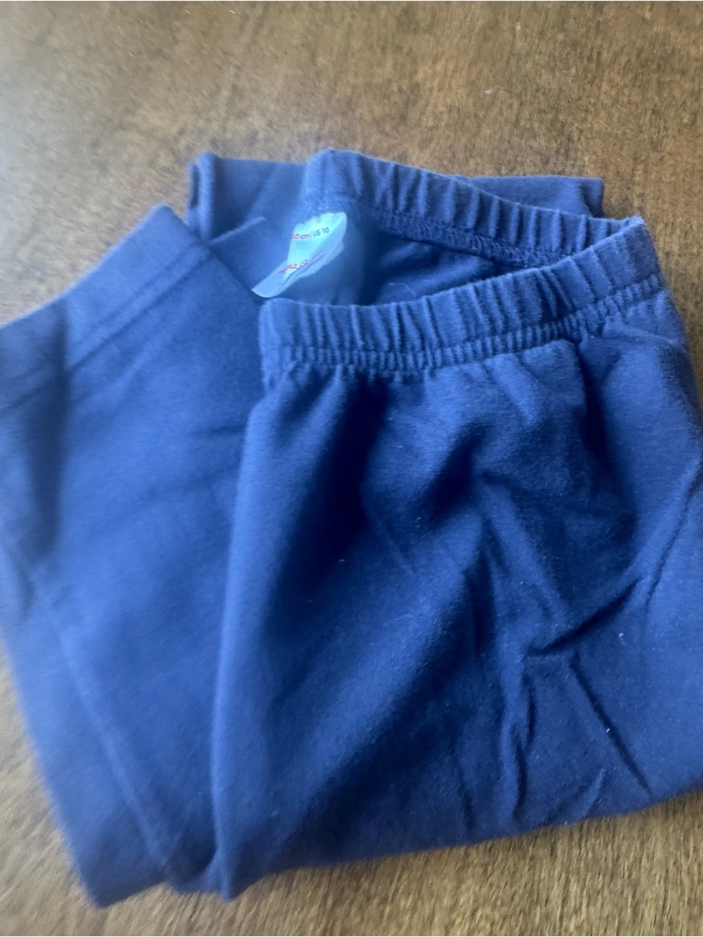 Hanna Andersson Navy Kids Elastic Waist Sweatpants